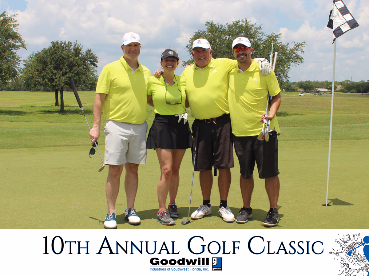 Roaming Magic Photo Booth Rental at the 10th Annual Goodwill Golf Classic