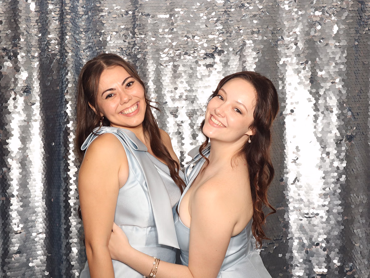 Bridesmaids enjoying a wedding photo booth rental from Photo Magic Events