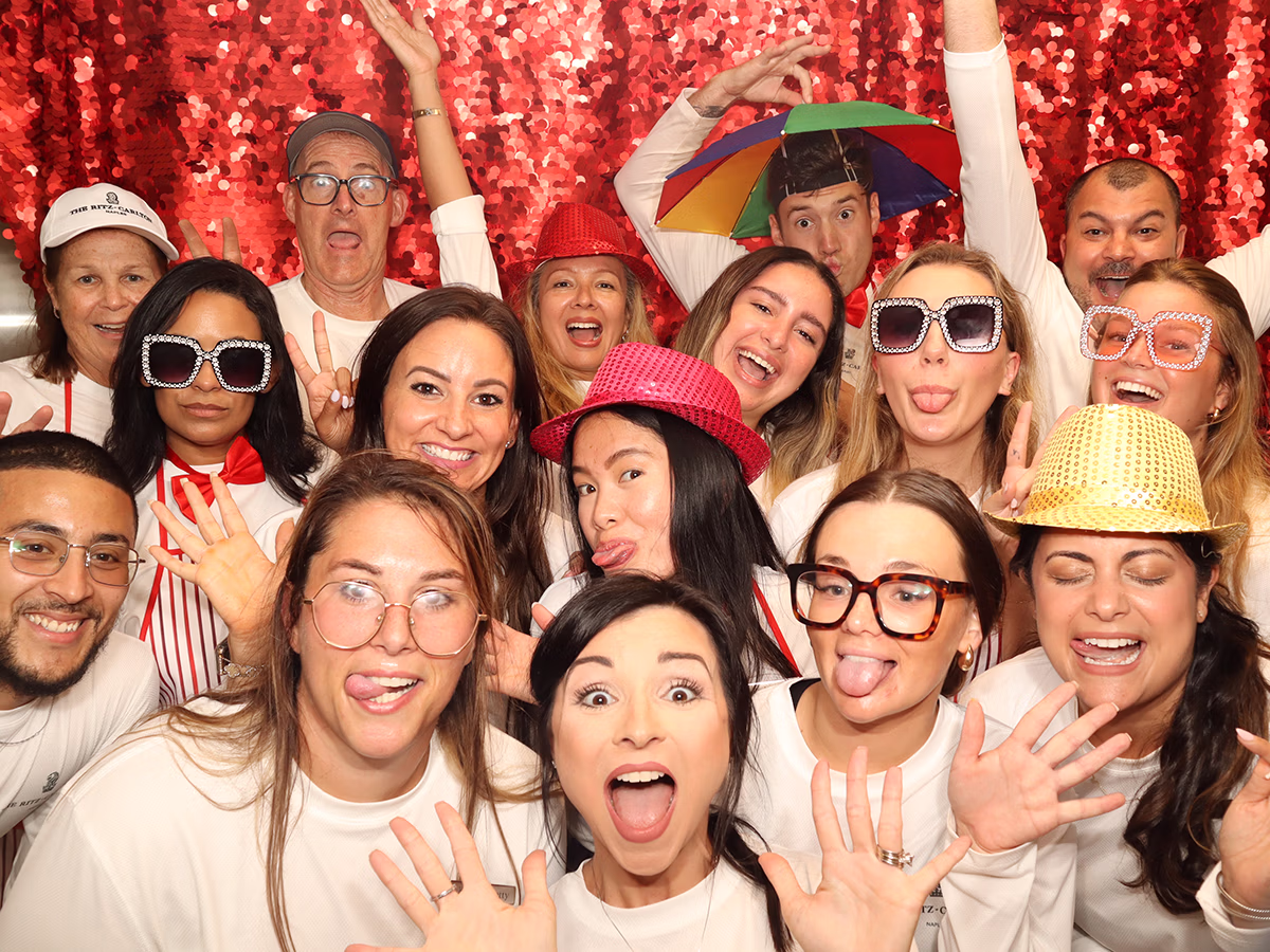 Ritz Carlton Naples Group Photo Booth Picture from their Photo Booth Rental